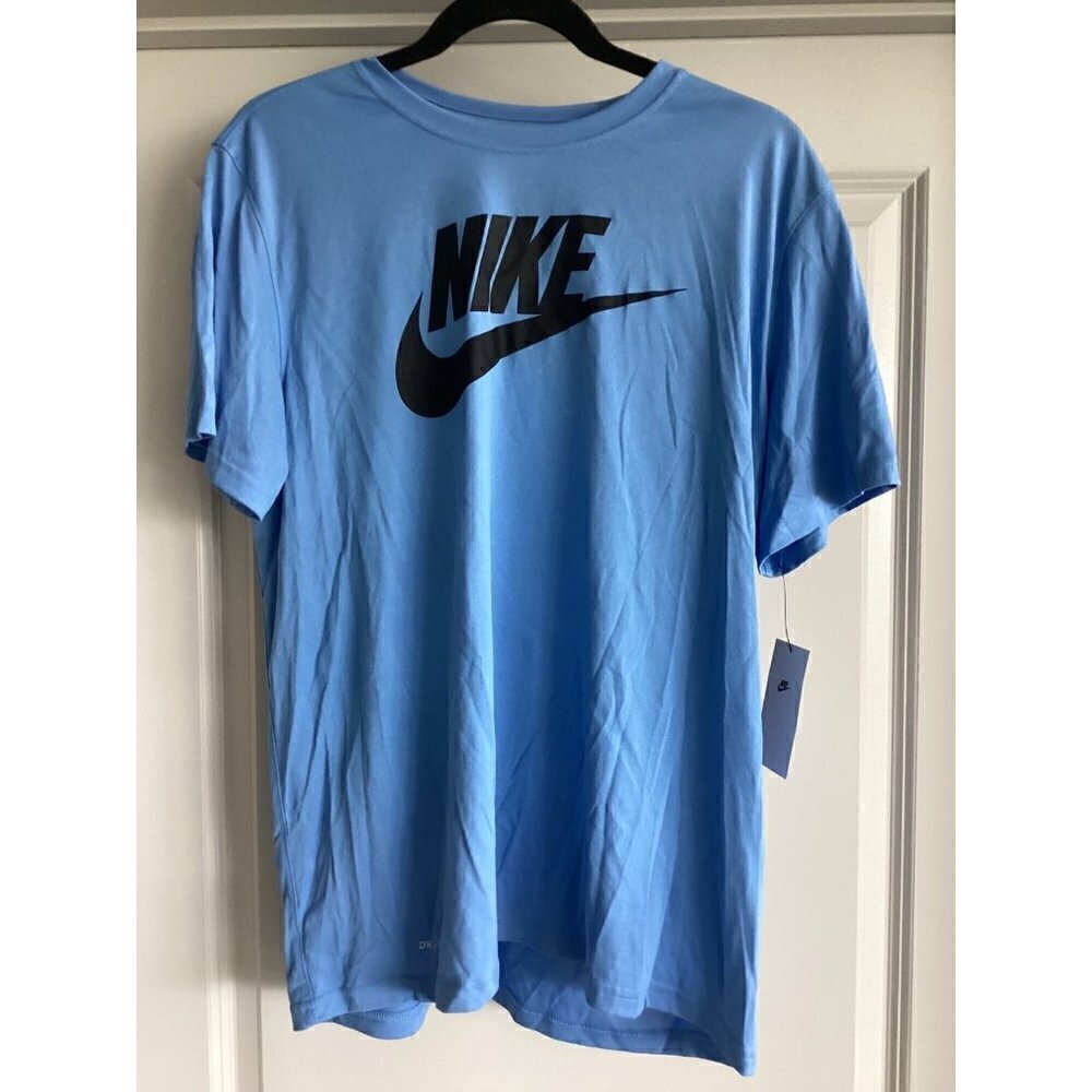 NIKE T-Shirt Legend Icon Futura Size: Large Color: Valor Blue/Valor‎ Blue